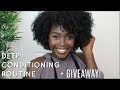 AMAZING ALL NATURAL DEEP CONDITIONING ROUTINE + GIVEAWAY!
