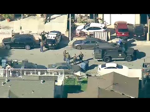 Sheriff's deputies in