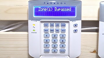 How to Bypass a Zone on Paradox EVO192 Keypad K641