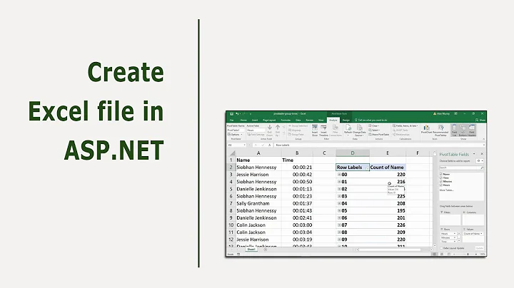 Create Excel file in ASP.NET