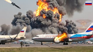 Putin is Very Angry! Russia's Largest International Airport Destroyed by US and Ukrainian Troops