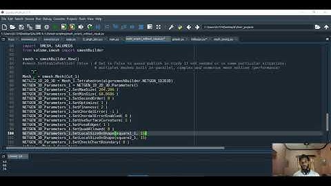 Lecture 10-How to read Mesh Module in a Python Script Salome