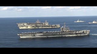 USS Nimitz in The State of the Navy Part 1 (2023) 60 Minutes Season 55, Episode 26 HD USA Vs China