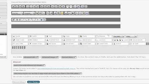 Setting up your text editing tool bar in WordPress