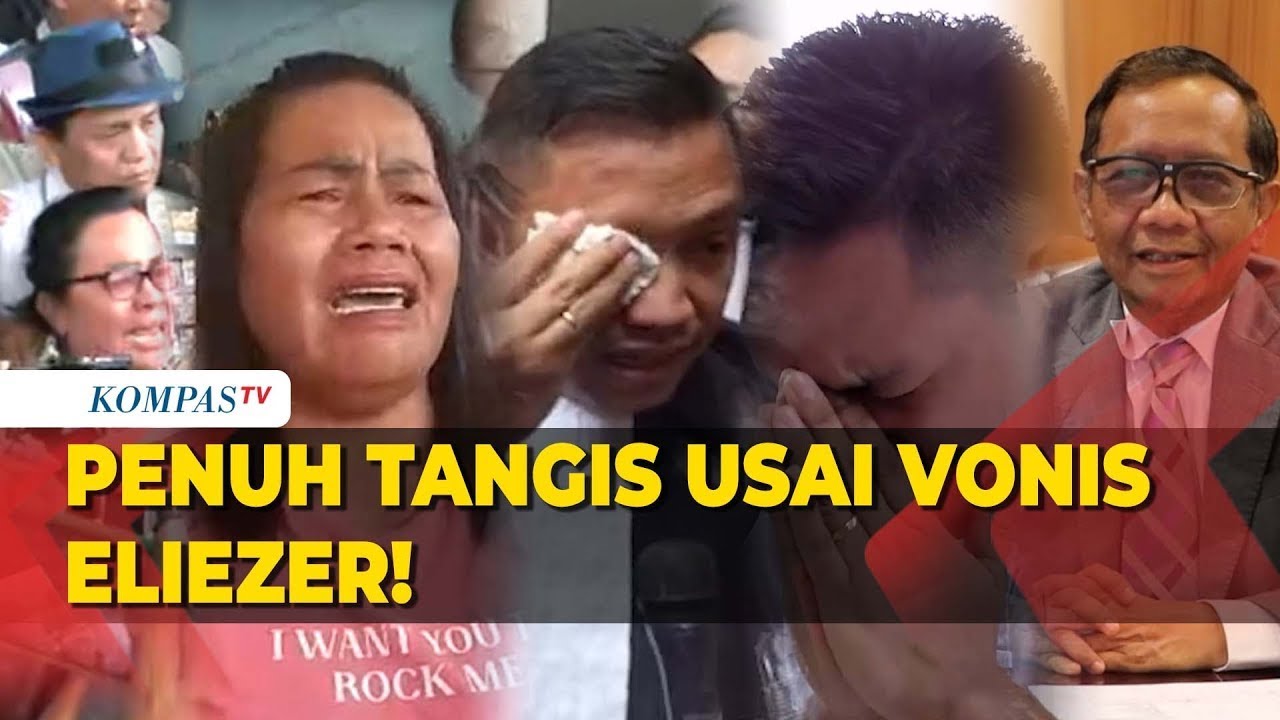 Penuh Tangis! Beragam Ekspresi Haru dan Gembira Usai Sidang Vonis Richard Eliezer