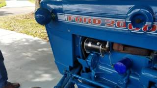 1972 Ford 2000 Tractor I3 Gas Full Restoration Must Sold 81417