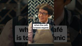 When The Café Is Toooo Organic #sketchcomedy #cafe #coffeelover #milk #coffee #coffeetime #snl