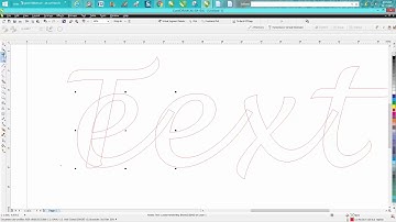 Corel Draw Tips & Tricks Join letters in a word Part 5