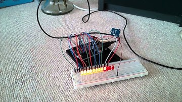 First testing of my Arduino VU meter...