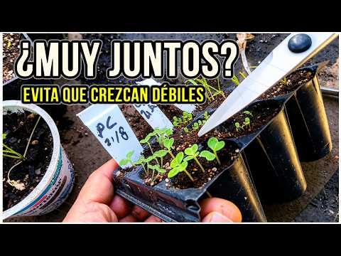 No Dejes que tus Plantines Crezcan Así ❌ | Qué Hacer Cuando Están Muy Juntos