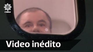 Video inédito de la extradición de 'El Chapo' a EU / OEM