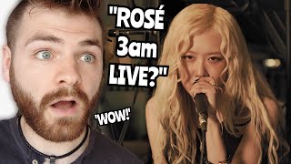 NO WAY THIS IS LIVE!!! | ROSÉ - 3am (live performance) |  REACTION!!