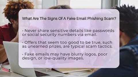 What Are The Signs Of A Fake Email Phishing Scam? - Everyday-Networking