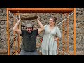 Restoring Our Stone Wall | Renovating an Off-Grid Abandoned Barn