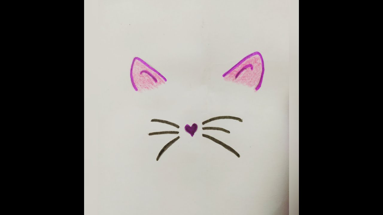 Cat Whiskers Drawing ||  MH Creative Creations