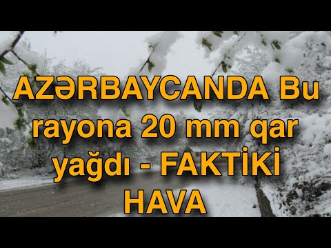 Video: Mesa azda heç qar yağıbmı?