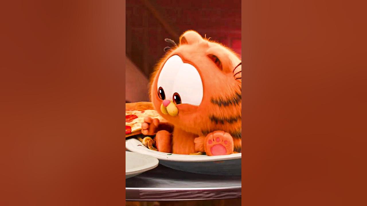 Baby Garfield is VERY hungry!