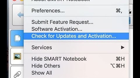 Update Smartboard Software