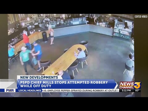 Palm Springs Police Chief jumps into action while witnessing an attempted robbery while off ...