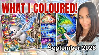 September 2026 Completed Pages | Dragons, Galaxies & More!