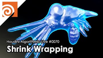Houdini Algorithmic Live #070 - Shrink Wrapping
