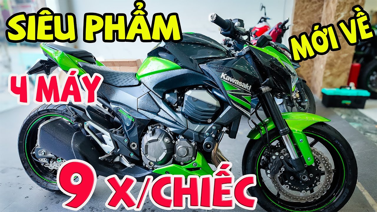 THANH LÝ MOTOR 4 MÁY GIÁ RẺ KAWASAKI Z1000  CHỈ 9X Z800 Z900RS IRON 883 REBEL 500 CB300R XSR155 MT03
