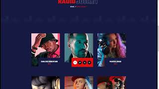 Fmlab - Online Radio Broadcasting Figma Template web radio live radio screenshot 4