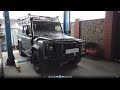 Установка воздушного отопителя Планар на Land Rover Defender 2,2 Ленд Ровер Дефендер 2012  2часть