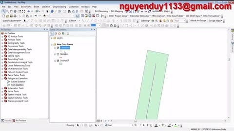 [ArcGIS] Chuyển đường giao thông từ vùng sang tim đường dựa trên sơ đồ Voronoi