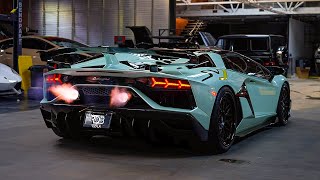 INSANELY LOUD SVJ Lamborghini Modified Exhaust & More!