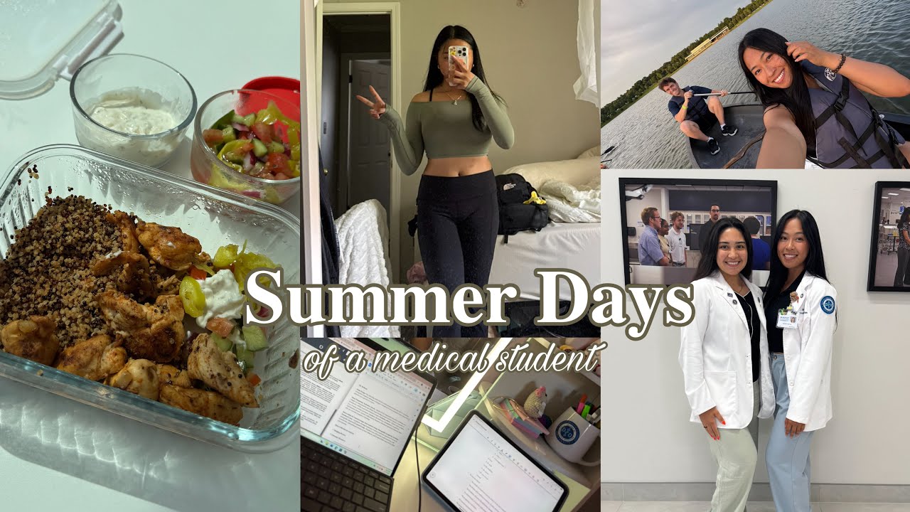Summer Days in the Life of a Medical Student | Studying, Wellness, Productivity, and Fun | BUCOM