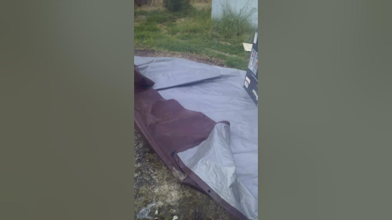 What NOT to put under Intex pool! YouTube