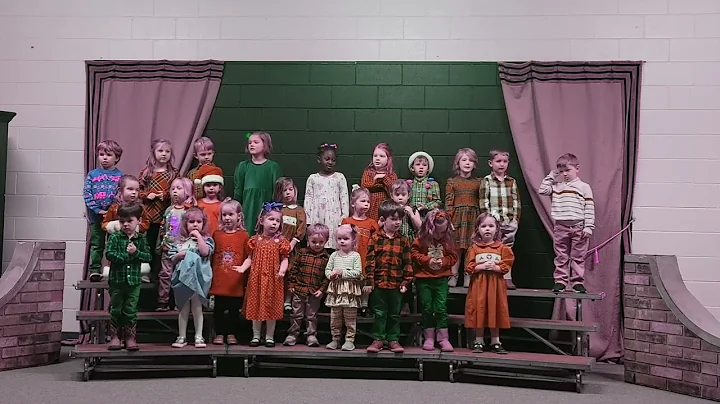 RWA's Pre K-3 and 4 Christmas program. (portion)