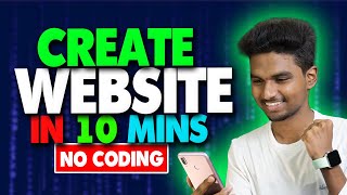 How To Create Website in 10 Minutes ( NO CODING ) with Free Domain