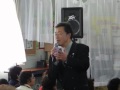 東日本大震災亘理町仮設公共ゾ-ン第3集会所大泉逸郎ライブ支援