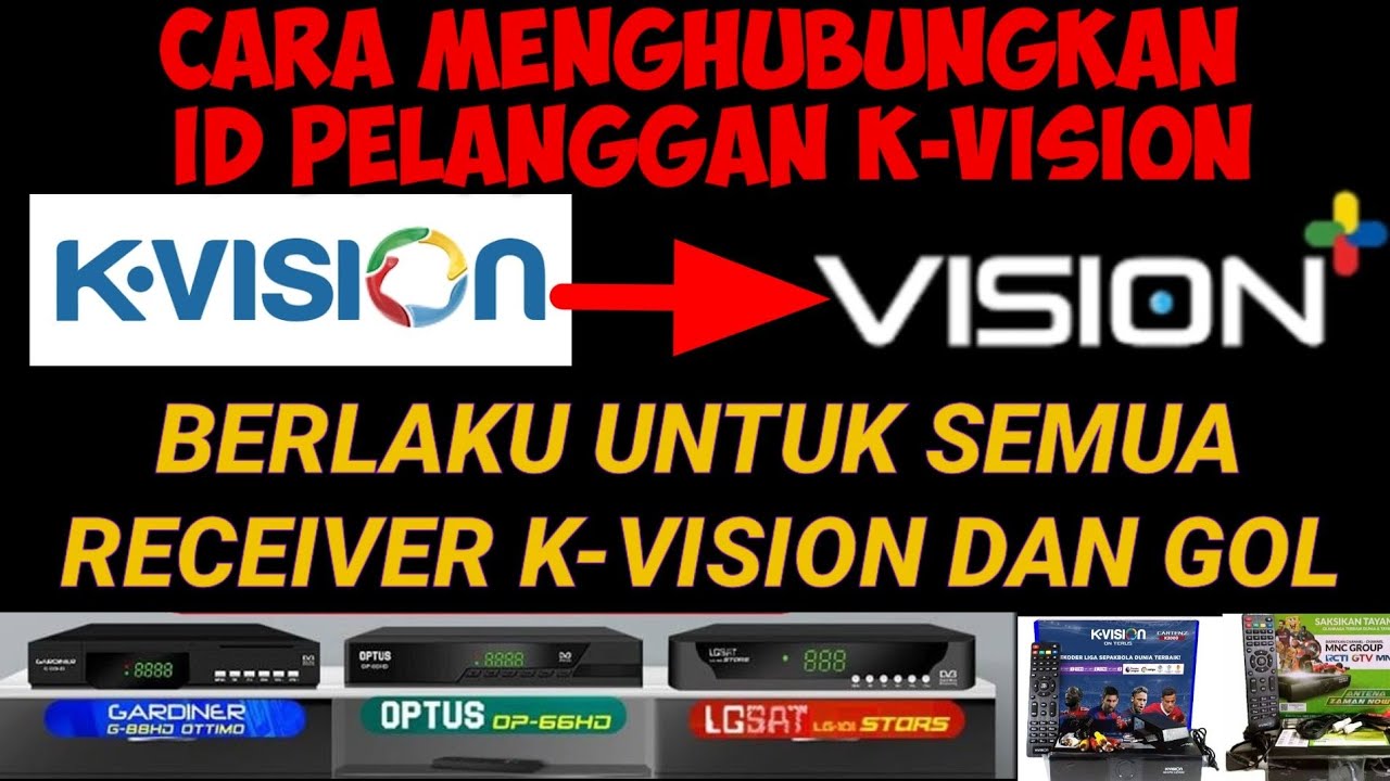 CARA MENGHUBUNGKAN ID PELANGGAN KE VISION PLUS GRATIS PAKET JUARA 60 ...