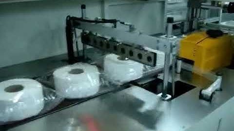 Side Sealing shrink wrapping machine for paper rolls
