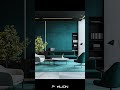 Luxurious Simplicity in a Teal-Toned Modern Interior.