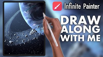 Space themed - Infinite Painter Tutorial #34