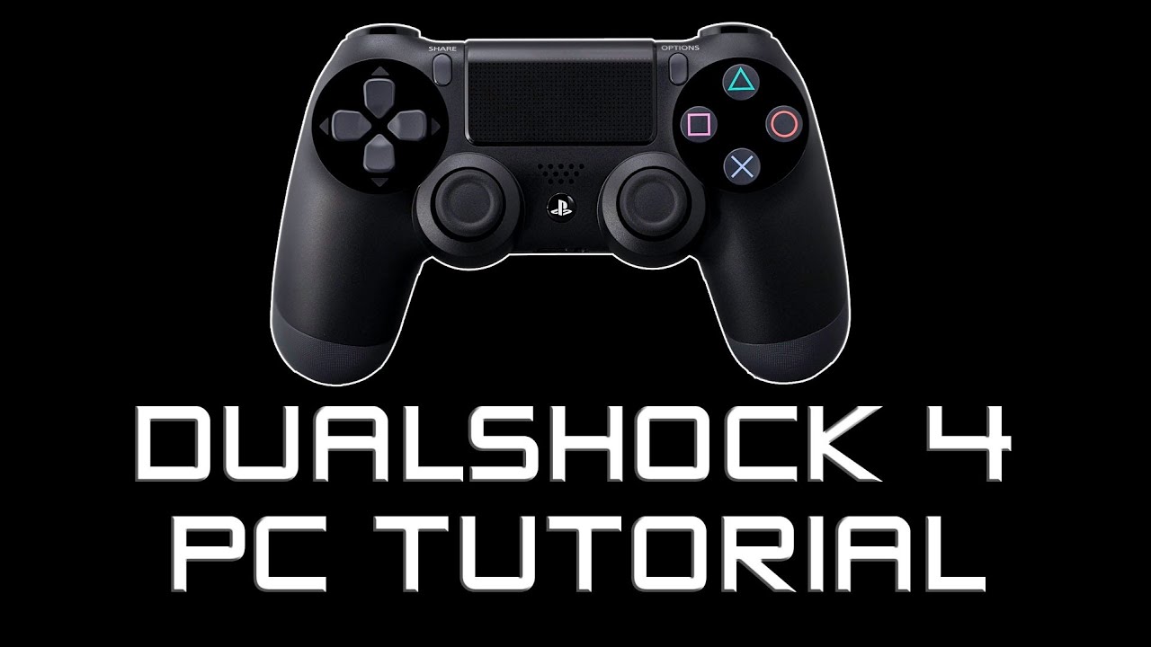 How To Use A Dualshock 4 Controller With Pc Games Ds4 Pc Tutorial Youtube