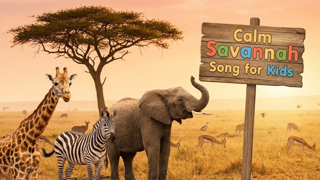 Animal Song for Toddlers | Calm Learning with Real Animals