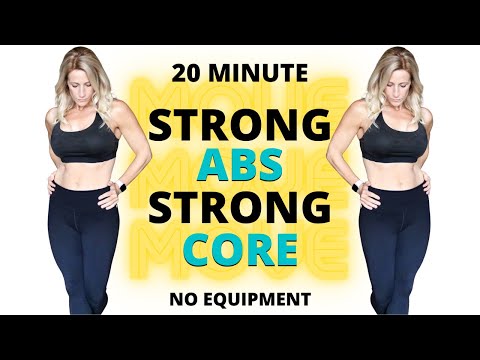 20 MINUTE STRONG ABS,  STRONG CORE | No Equipment | Perfect Add-on | Tracy Steen