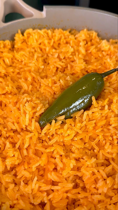 The Best Mexican or Spanish Red Rice Recipe Arroz Rojo #shorts