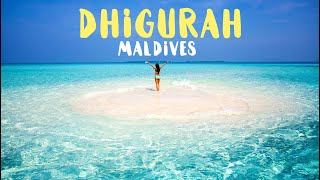 tropical island walk, Maldives Dhigurah 4K