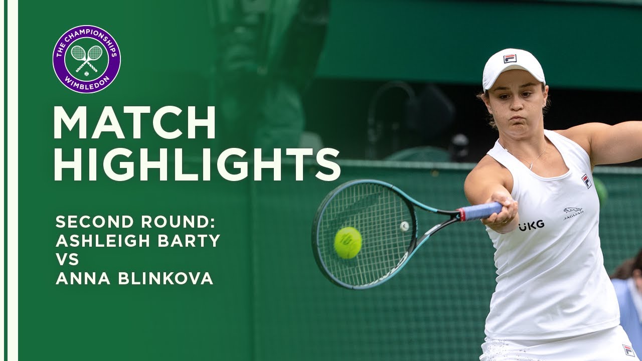 Wimbledon 2021 results  Ash Barty beats Katerina Siniakova in