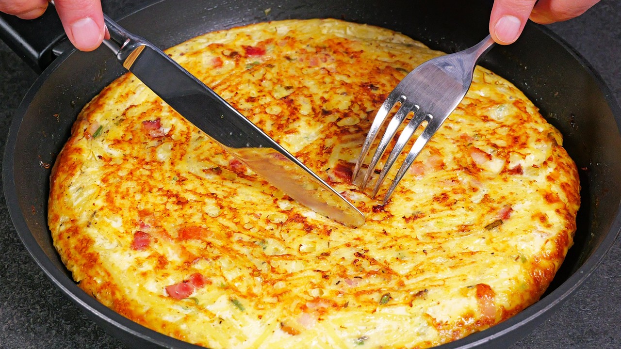 Dieses Rezept ist besser als Pizza! Einfach Kartoffeln mit Eiern – alle werden verrückt