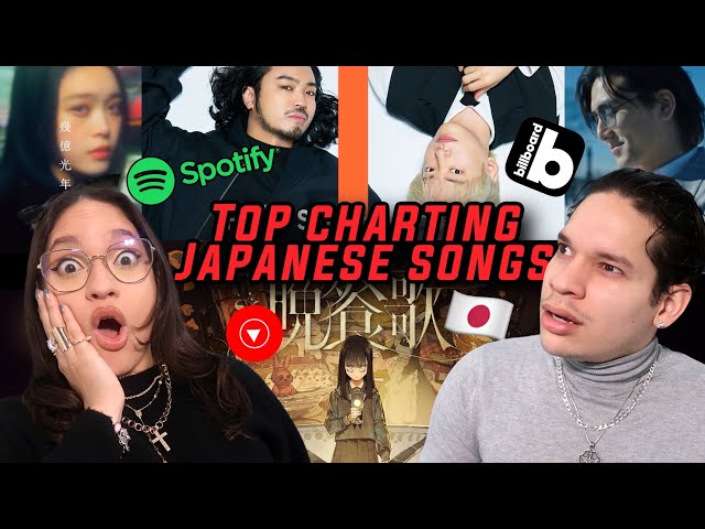 Reacting to the TOP 10 Most Popular Songs in JAPAN right now... class=