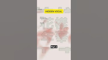 BTS - I Need U Hidden Vocal Part 2