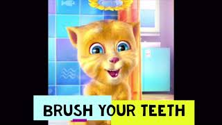 🎵🎶 Talking Ginger - Brush Your Teeth 😁😁😁 🦷🦷🦷❤️❤️❤️#Shorts