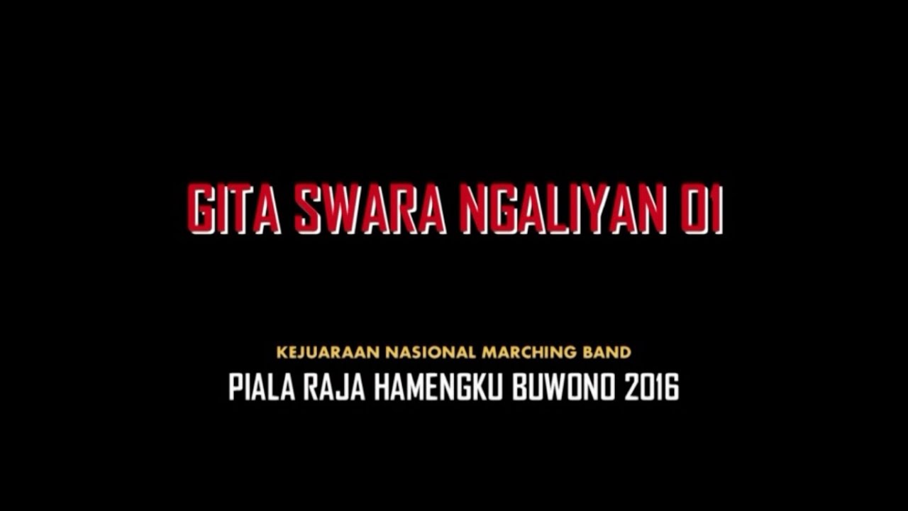 KEJURNAS DRUMBAND HB CUP 2016 . GITA SWARA NGALIYAN 01. LUG